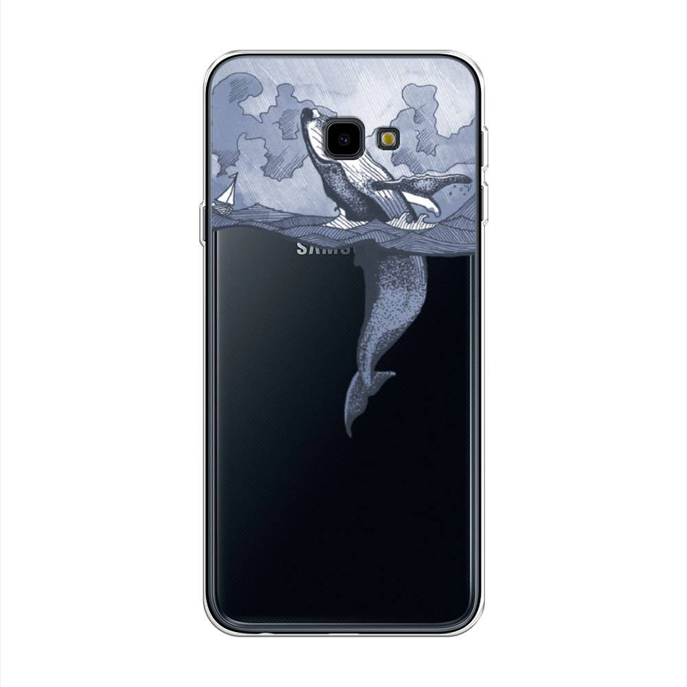 

Чехол Awog на Samsung Galaxy J4 + "Два измерения", Голубой;черный;прозрачный, 26850-7