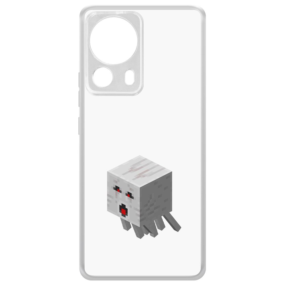 

Чехол-накладка Krutoff Clear Case Minecraft-Гаст для Xiaomi 13 Lite, Прозрачный