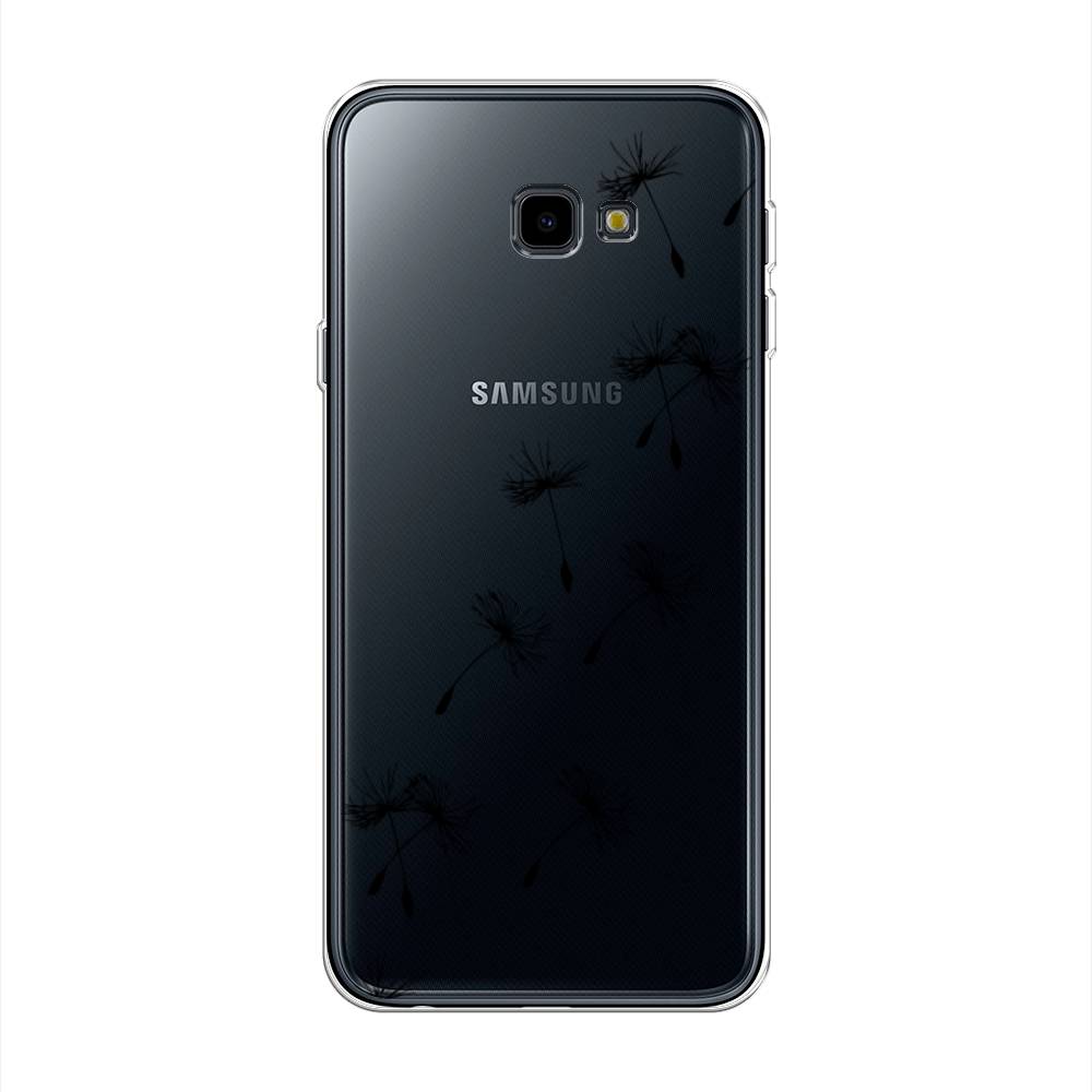 

Чехол Awog на Samsung Galaxy J4 + "Летящие одуванчики", Черный, 26850-8