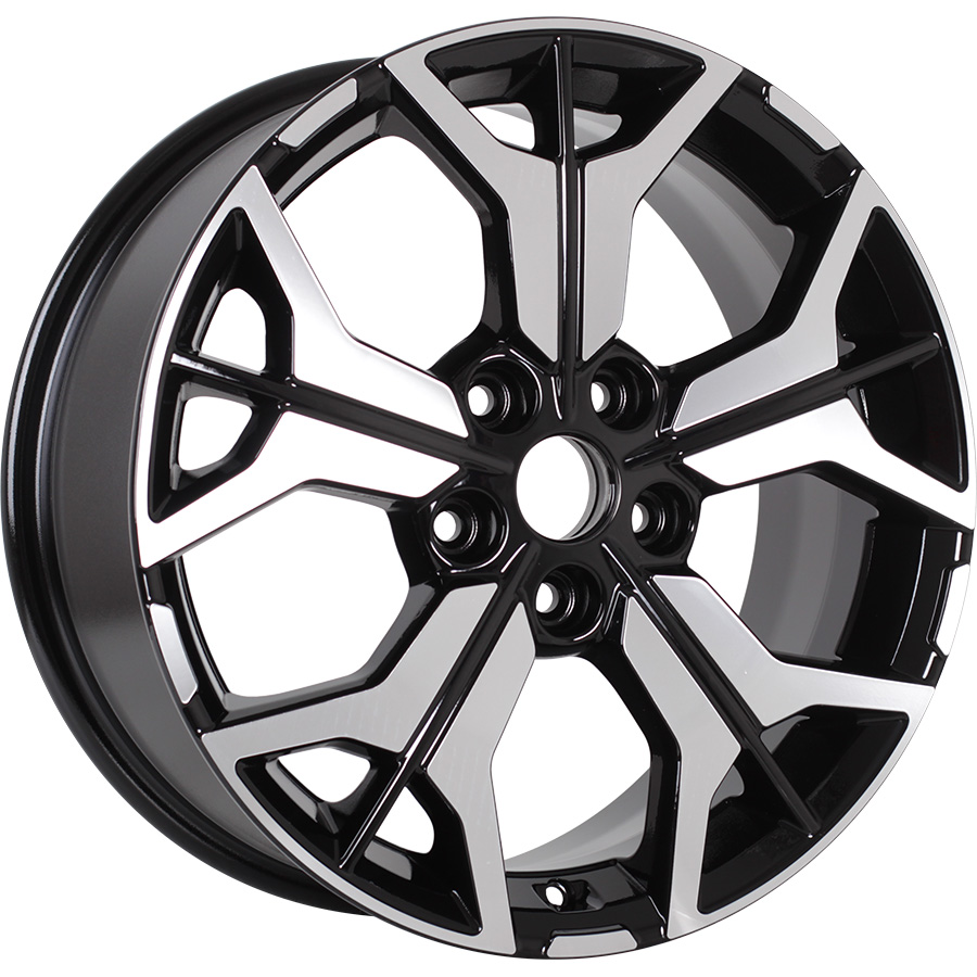 фото Колесный диск khomen wheels khw1715 (rav4) black-fp 7x17/5x114.3 et39 d60.1 whs498568