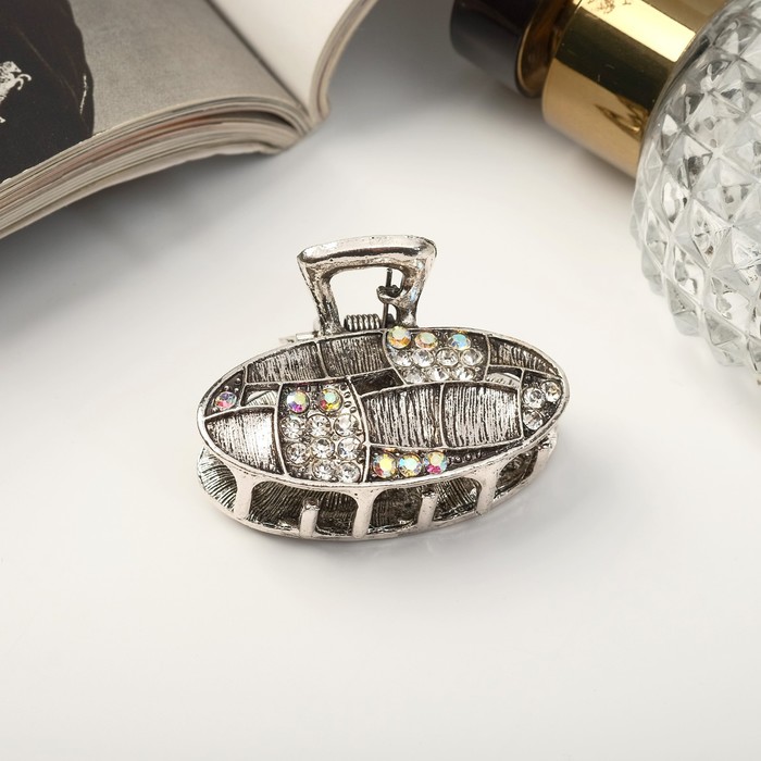 

Заколка-краб NoBrand 9313913-6p серебристая, 1 шт, Серебристый, 9313913-6p