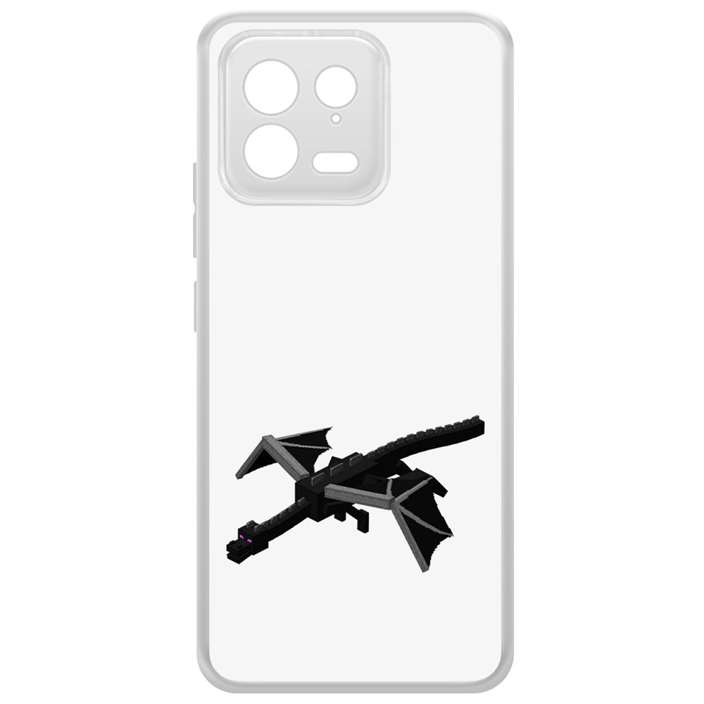

Чехол-накладка Krutoff Clear Case Minecraft-Дракон Края для Xiaomi 13, Прозрачный
