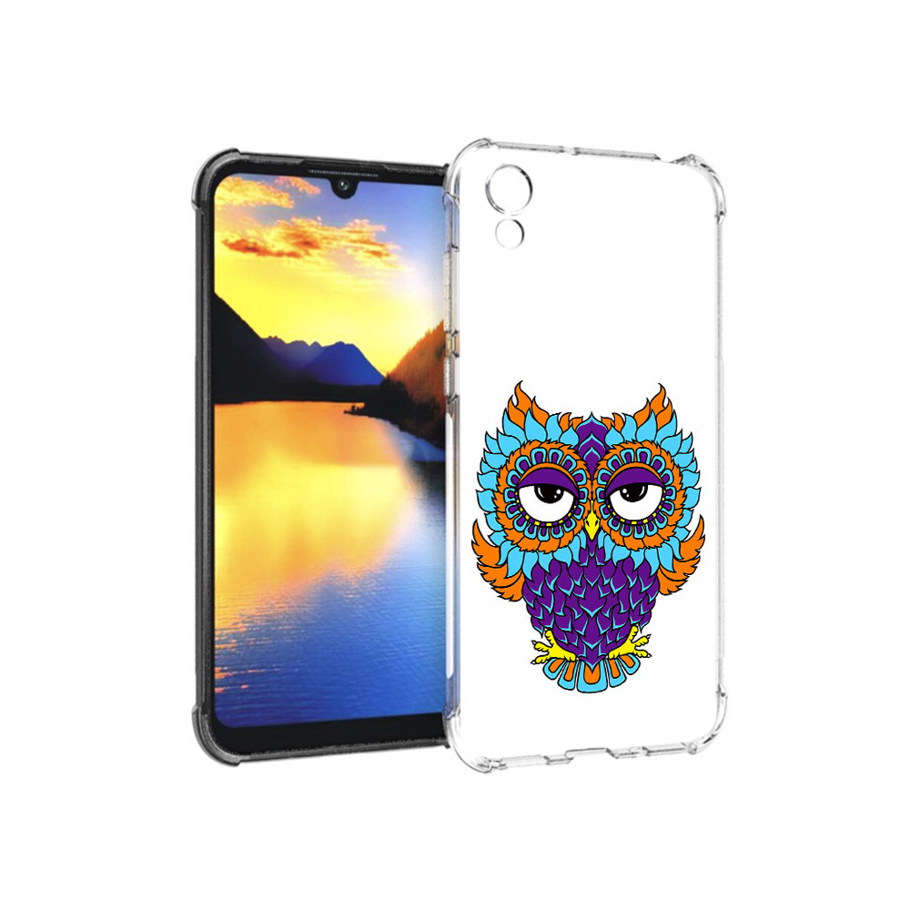

Чехол MyPads Tocco для Huawei Y5 Цветная сова, Прозрачный, Tocco