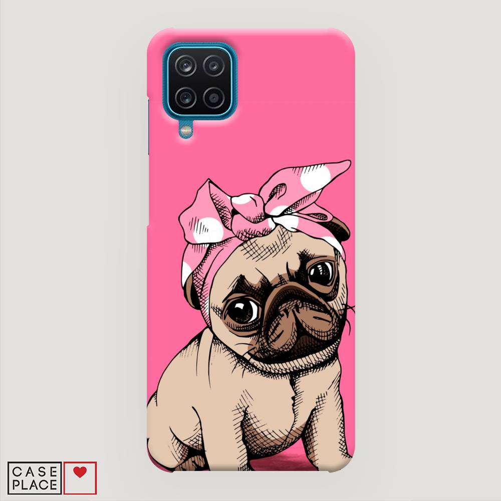 фото Пластиковый чехол "dog pin-up" на samsung galaxy m12 awog