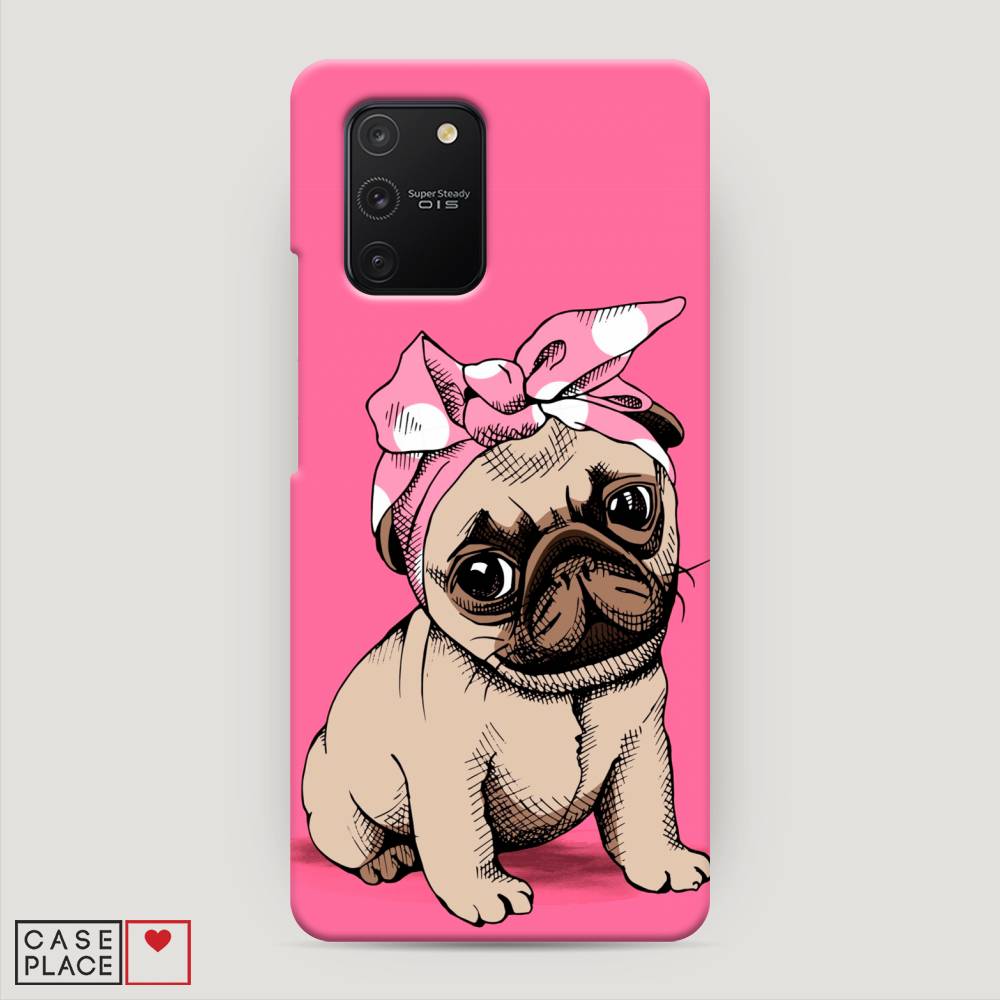 фото Пластиковый чехол "dog pin-up" на samsung galaxy a91 awog