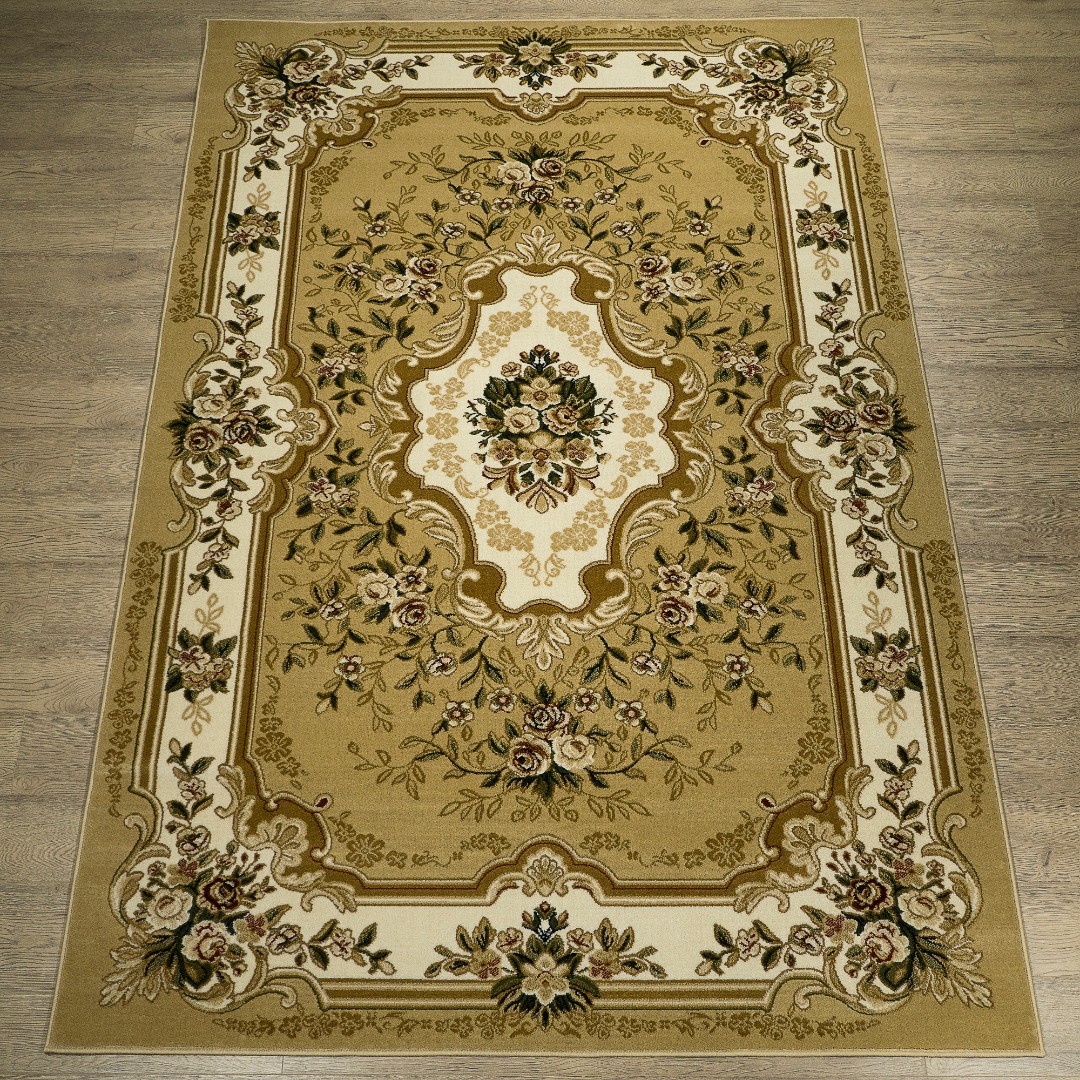

Ковёр Kitroom Акварель 250x350 прямоугольный бежевый 20606