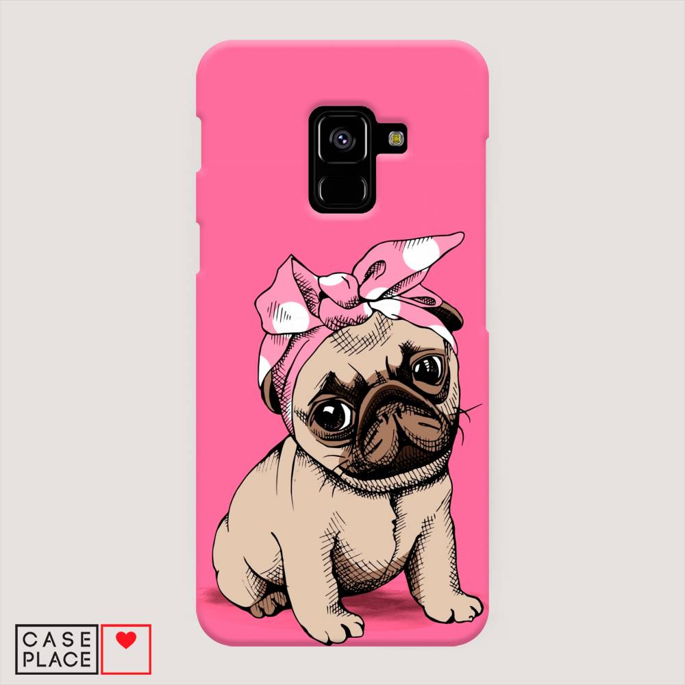 

Пластиковый чехол "Dog Pin-Up" на Samsung Galaxy A8 2018, 25420-1