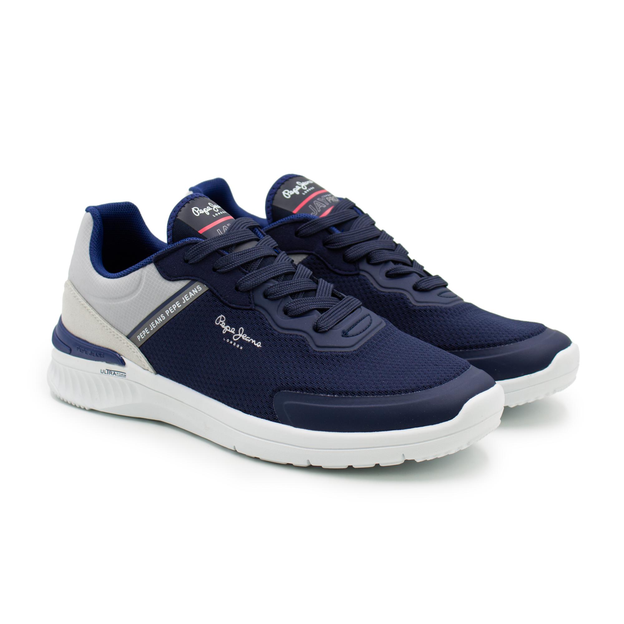 

Кроссовки мужские Pepe Jeans London LONDON PRO BASIC PMS30820 синие 43 EU, JAY PRO HALF PMS30828