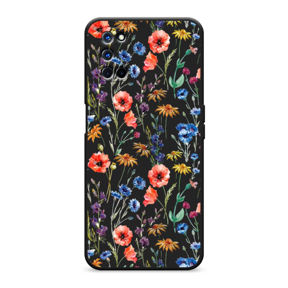 

Чехол Awog на Oppo A52/A72 "Маки и васильки фон", 253152-1