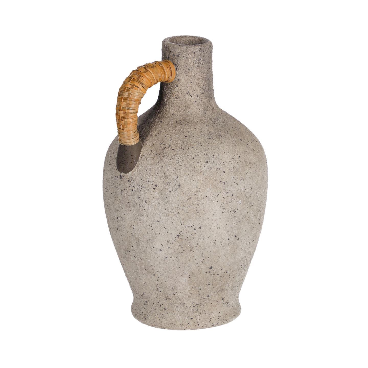 фото Agle серая керамическая ваза 35 cm la forma