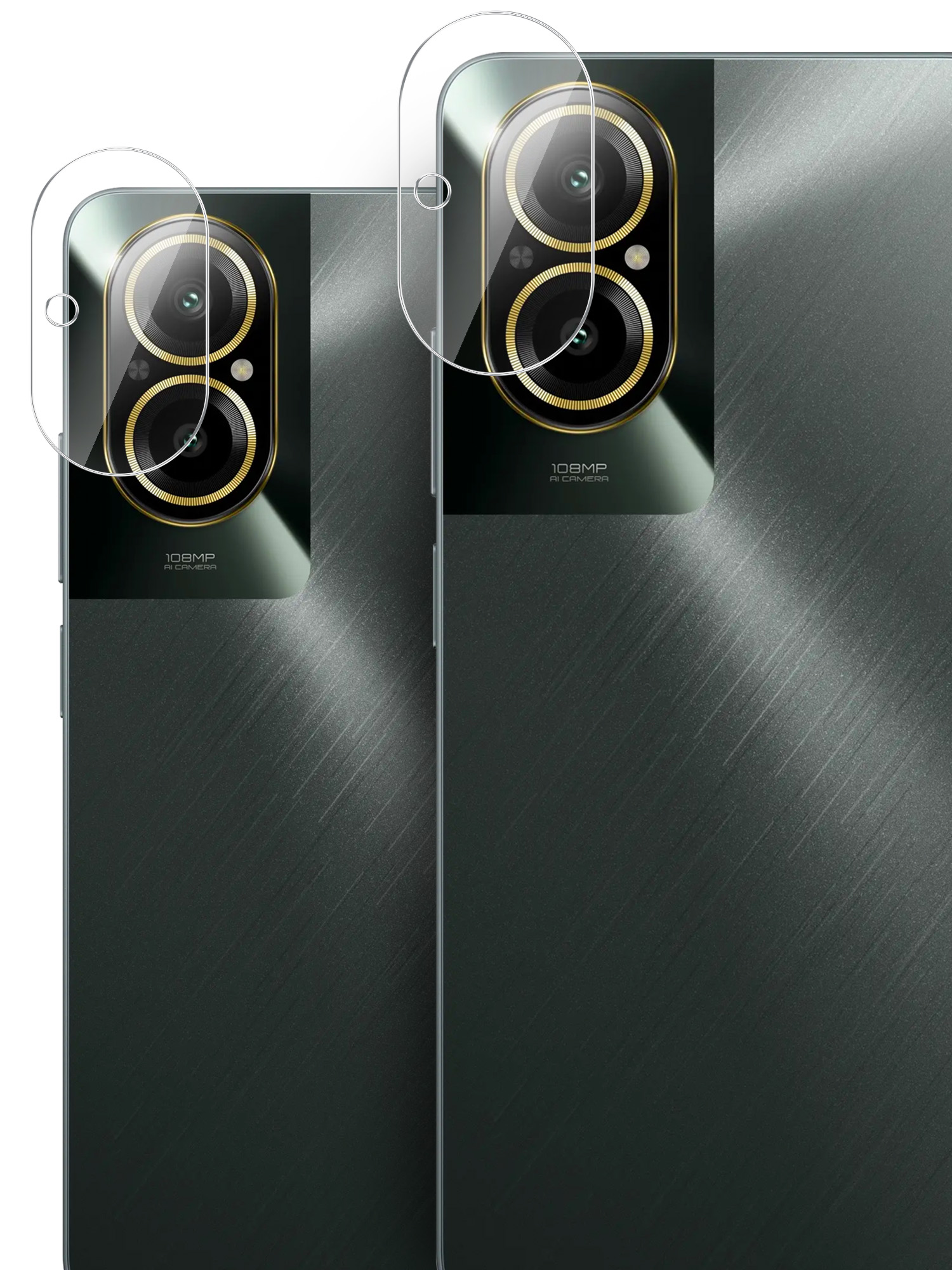 

Защитное стекло для Realme C67 4G на камеру 2 шт гибридное прозрачное, Realme C67 4G