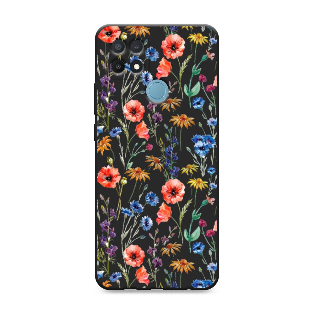 

Чехол Awog на Oppo A15/A15s "Маки и васильки фон", 254752-1