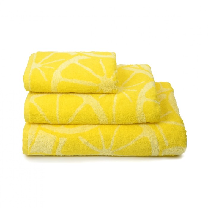 ДМ-люкс Полотенце махровое Lemon color, 100х150 см, цвет жёлтый