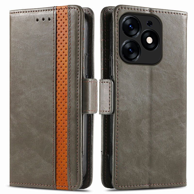 

Чехол-книжка Classic MyPads для Tecno Spark 10 Pro/Техно Спарк 10 Про, Серый