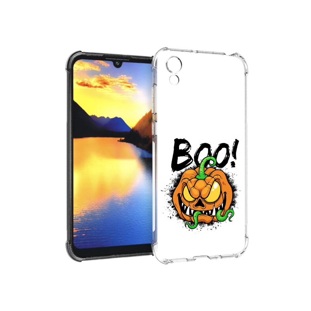 

Чехол MyPads Tocco для Huawei Y5 Хэллоуин бу, Прозрачный, Tocco