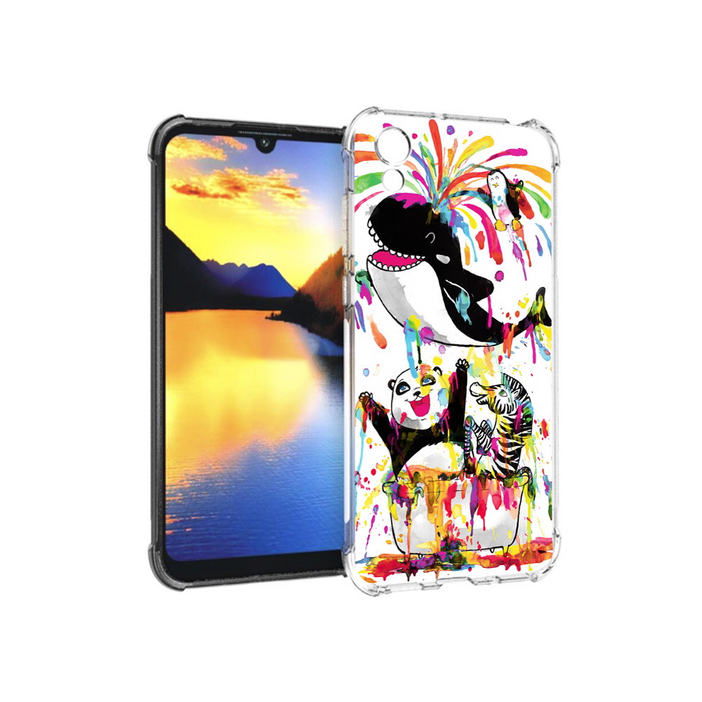 

Чехол MyPads Tocco для Huawei Y5 Хиппи кит, Прозрачный, Tocco