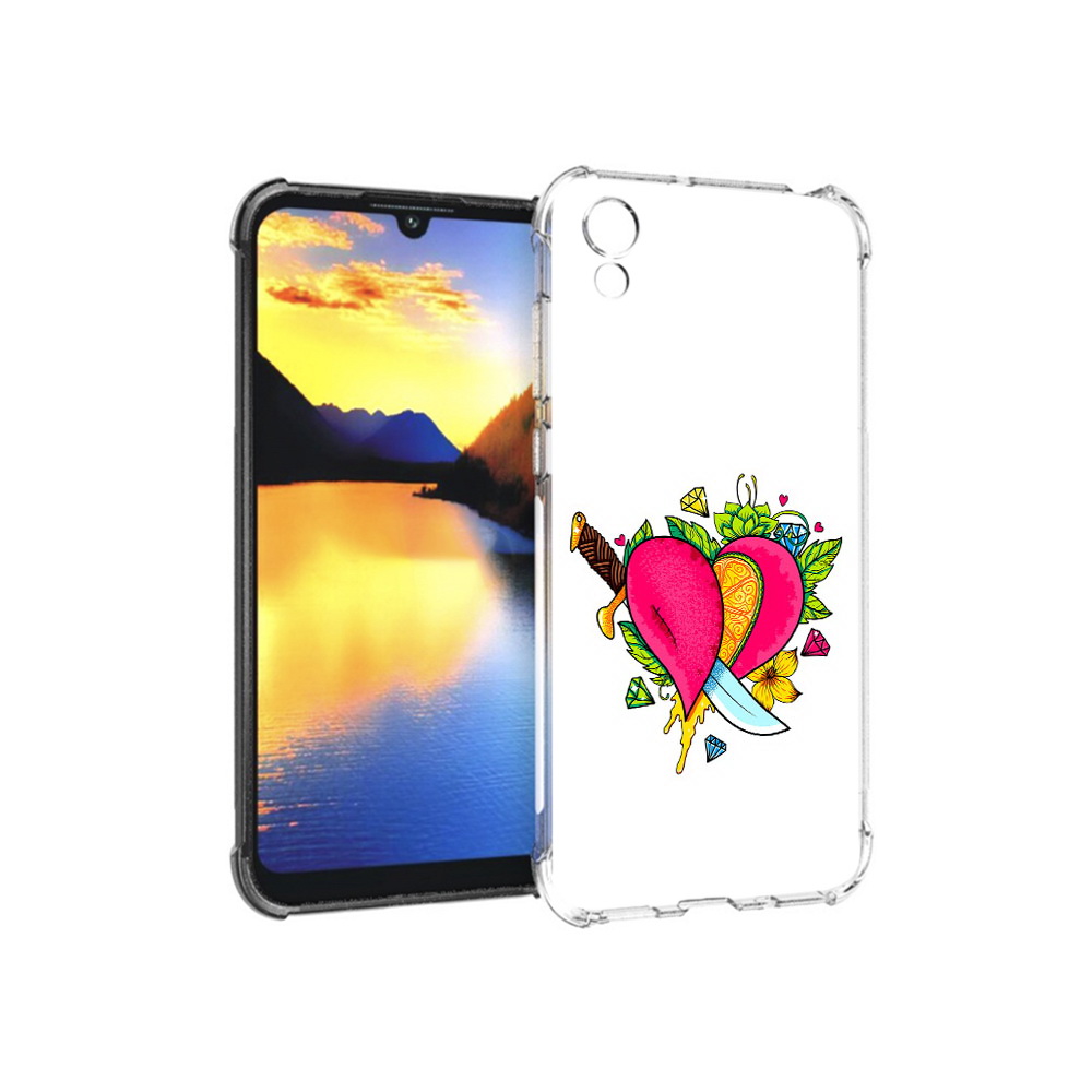

Чехол MyPads Tocco для Huawei Y5 Фруктовое сердце, Прозрачный, Tocco