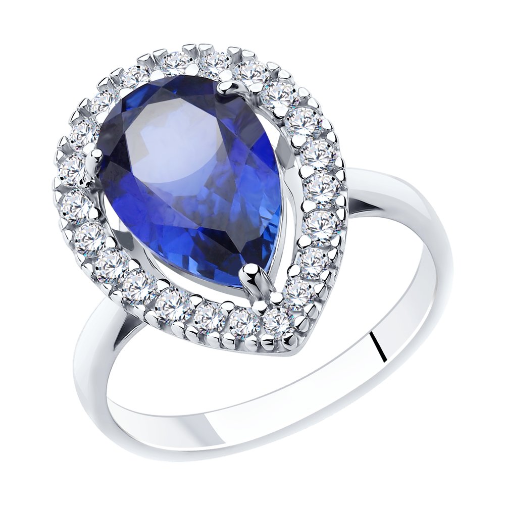 

Кольцо из серебра с корундом р. 18,5 SOKOLOV 88010067, 88010067
