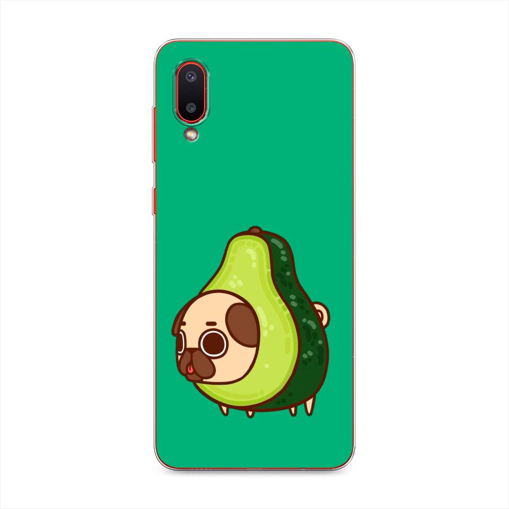 

Чехол на Samsung Galaxy A02 "Мопс авокадик", Зеленый, 2102550-1