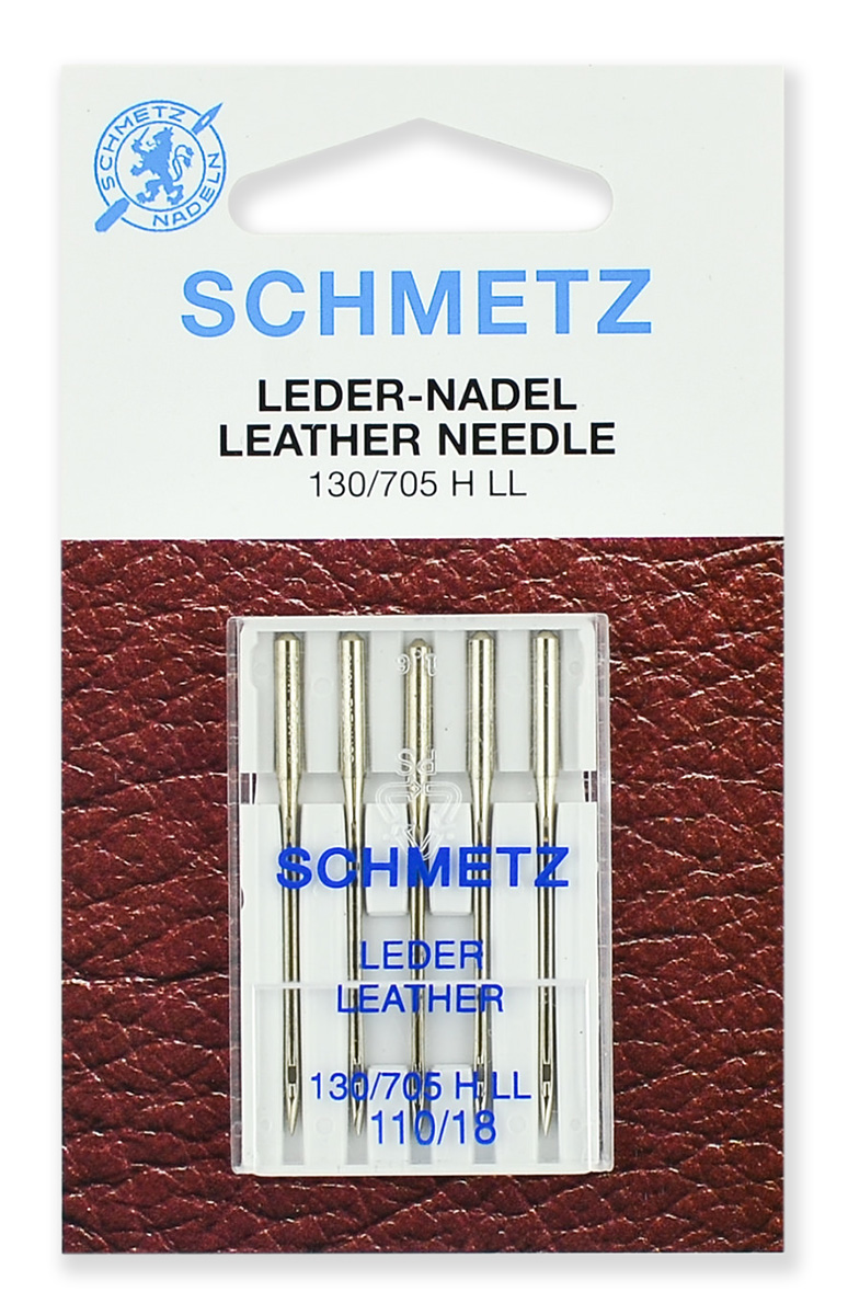 Набор игл для кожи Schmetz №110 130/705H-LL 5шт набор игл для кожи schmetz 110 130 705h ll 5шт