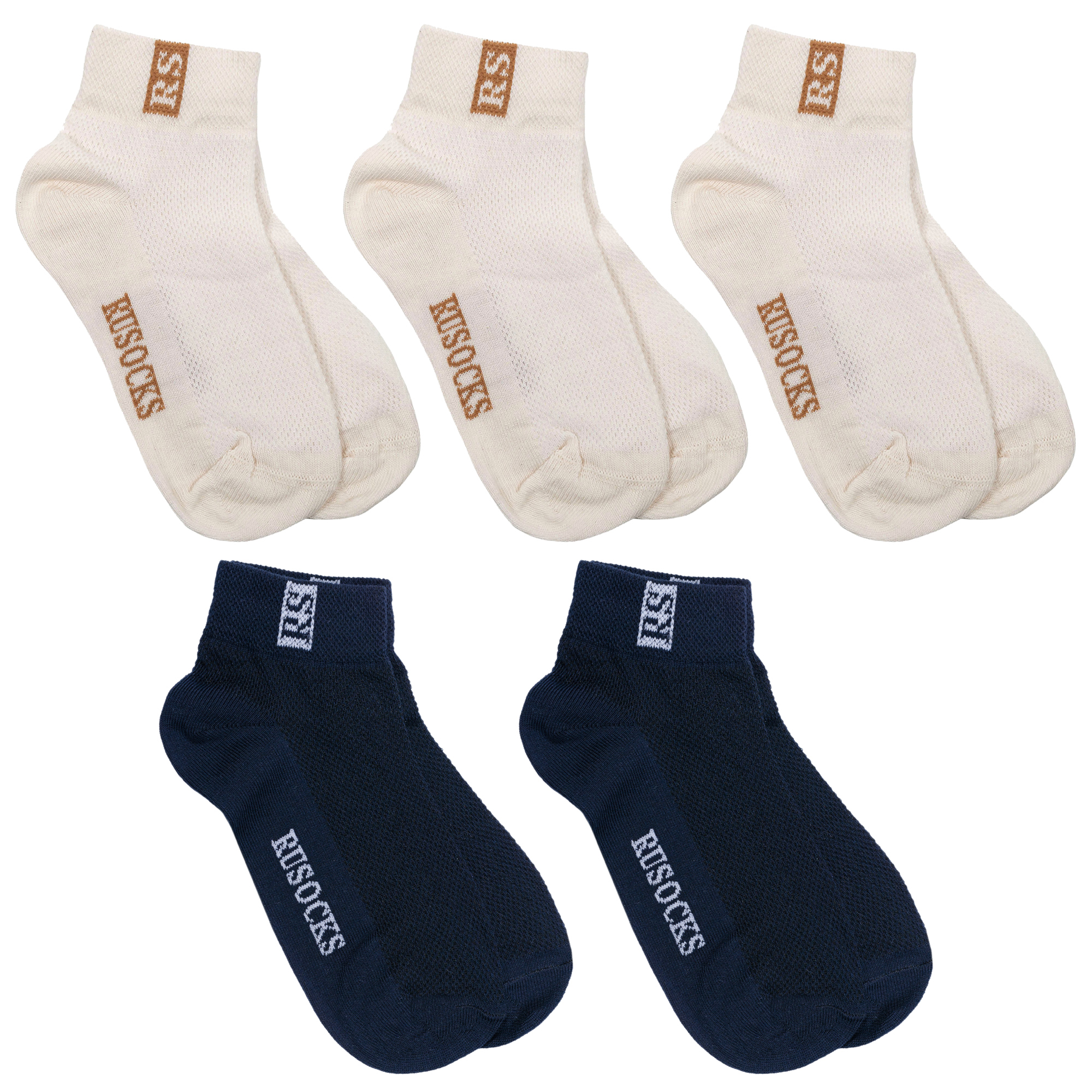 

Носки детские Rusocks 5-Д-36, бежевый; синий, 16-18, 5-Д-36