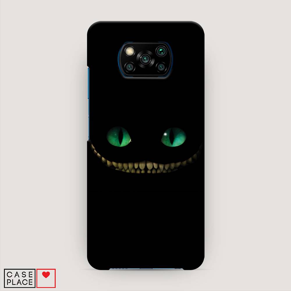 

Пластиковый чехол "Зеленоглазый чеширский кот" на Xiaomi Poco X3 NFC, 39220-1