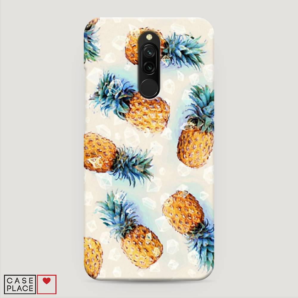 

Пластиковый чехол "Ананасы" на Xiaomi Redmi 8, 37120-2