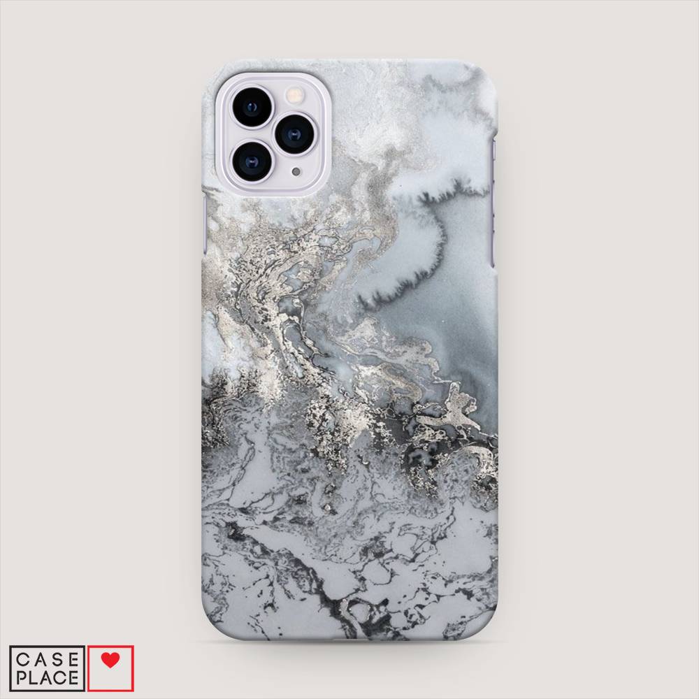 

Пластиковый чехол "Морозная лавина серая" на Apple iPhone 11 Pro Max, 12220-2