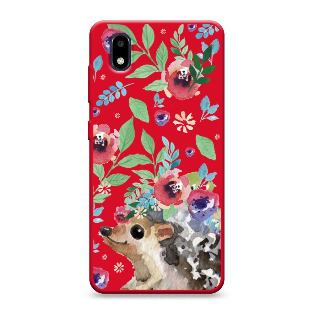 

Чехол Awog на ZTE Blade A3 (2020) / ЗТЕ Блэйд A3 (2020) "Ежик в цветах акварель", Разноцветный, 133653-1