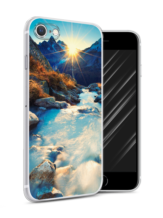 

Чехол Awog на Apple iPhone 7 / Айфон 7 "Восход 7", Разноцветный, 10650-4