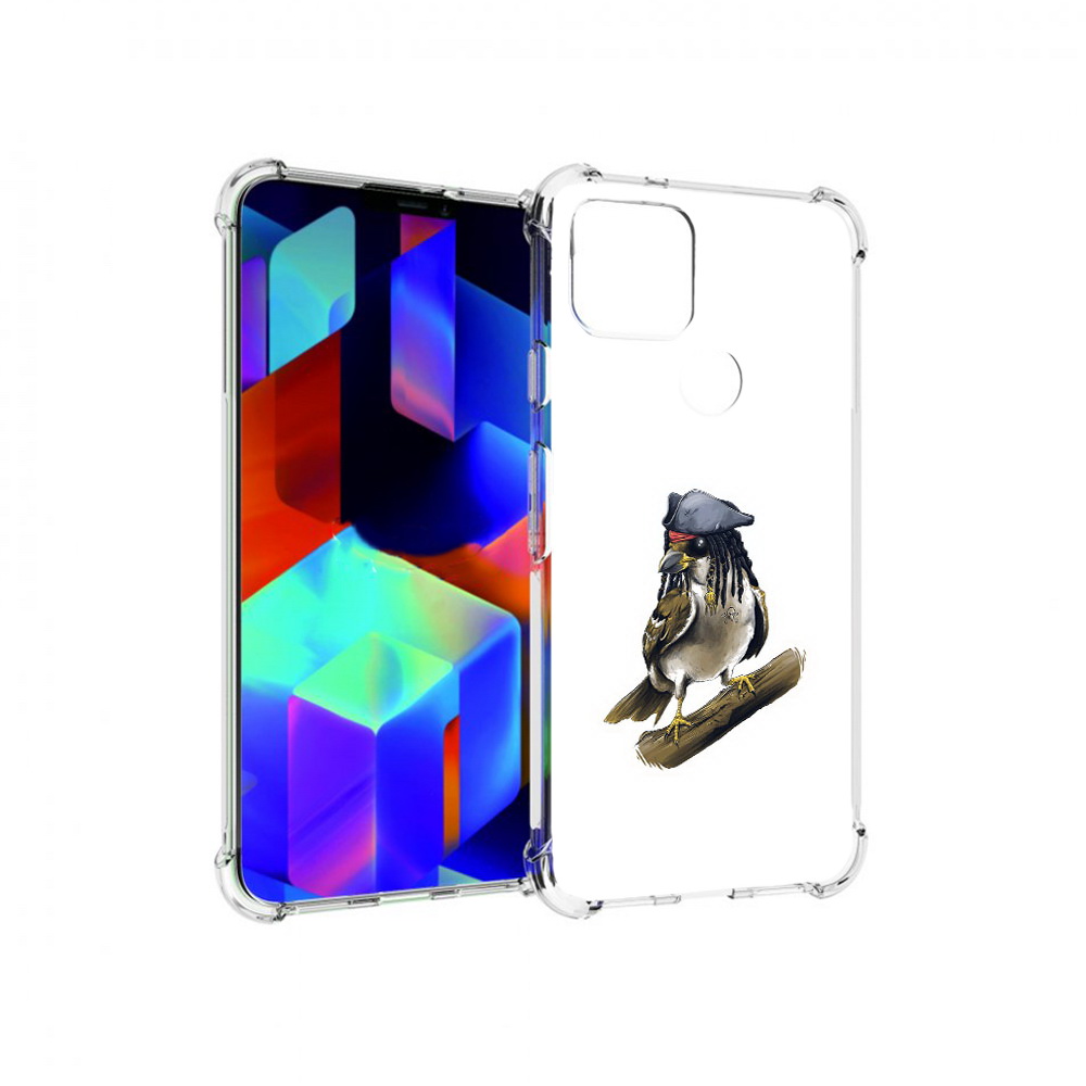

Чехол MyPads Tocco для Google Pixel 5 Джек воробей, Прозрачный, Tocco