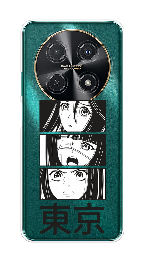 

Чехол на Huawei Nova 12i "Tokyo girls", Белый;черный;прозрачный, 6123950-1