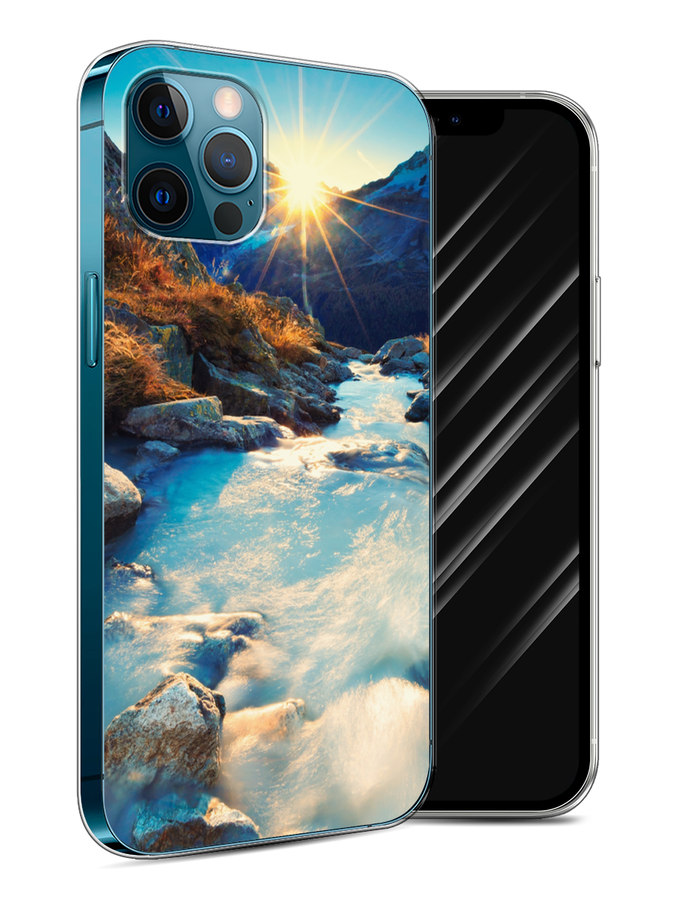 

Чехол Awog на Apple iPhone 12 / Айфон 12 "Восход 7", Разноцветный, 12550-4