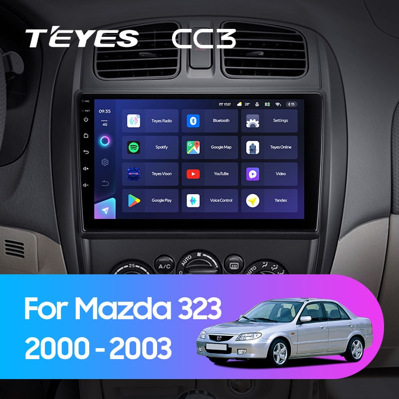 

Штатная магнитола Teyes CC3 4/32 Mazda 323 BJ (2000-2003), Teyes CC3 Mazda 323 BJ (2000-2003)