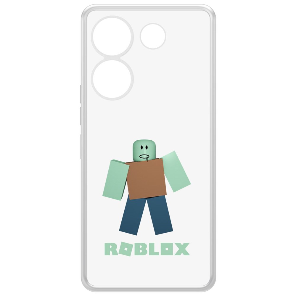 

Чехол-накладка Krutoff Clear Case Roblox-Зомби для TECNO Camon 20 Pro, Прозрачный