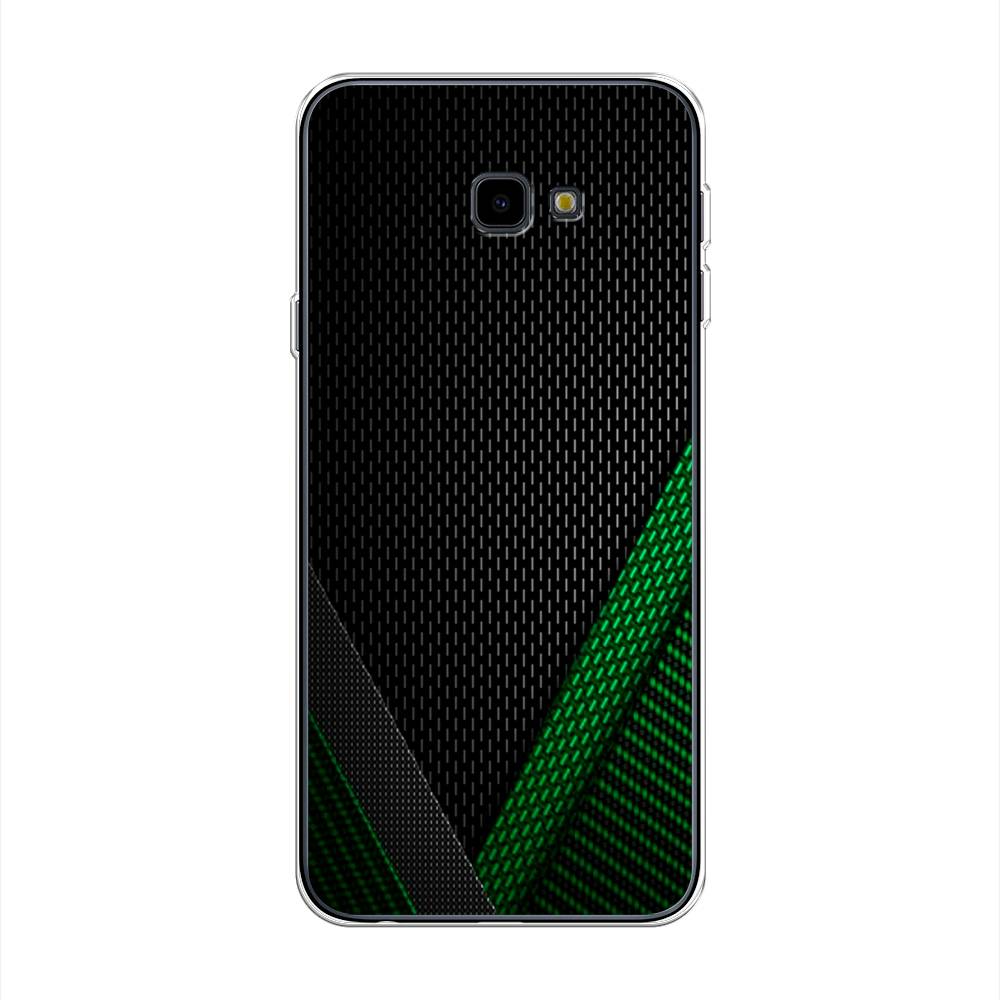 

Чехол Awog на Samsung Galaxy J4 + "Зеленый карбон", Черный;зеленый, 26850-3