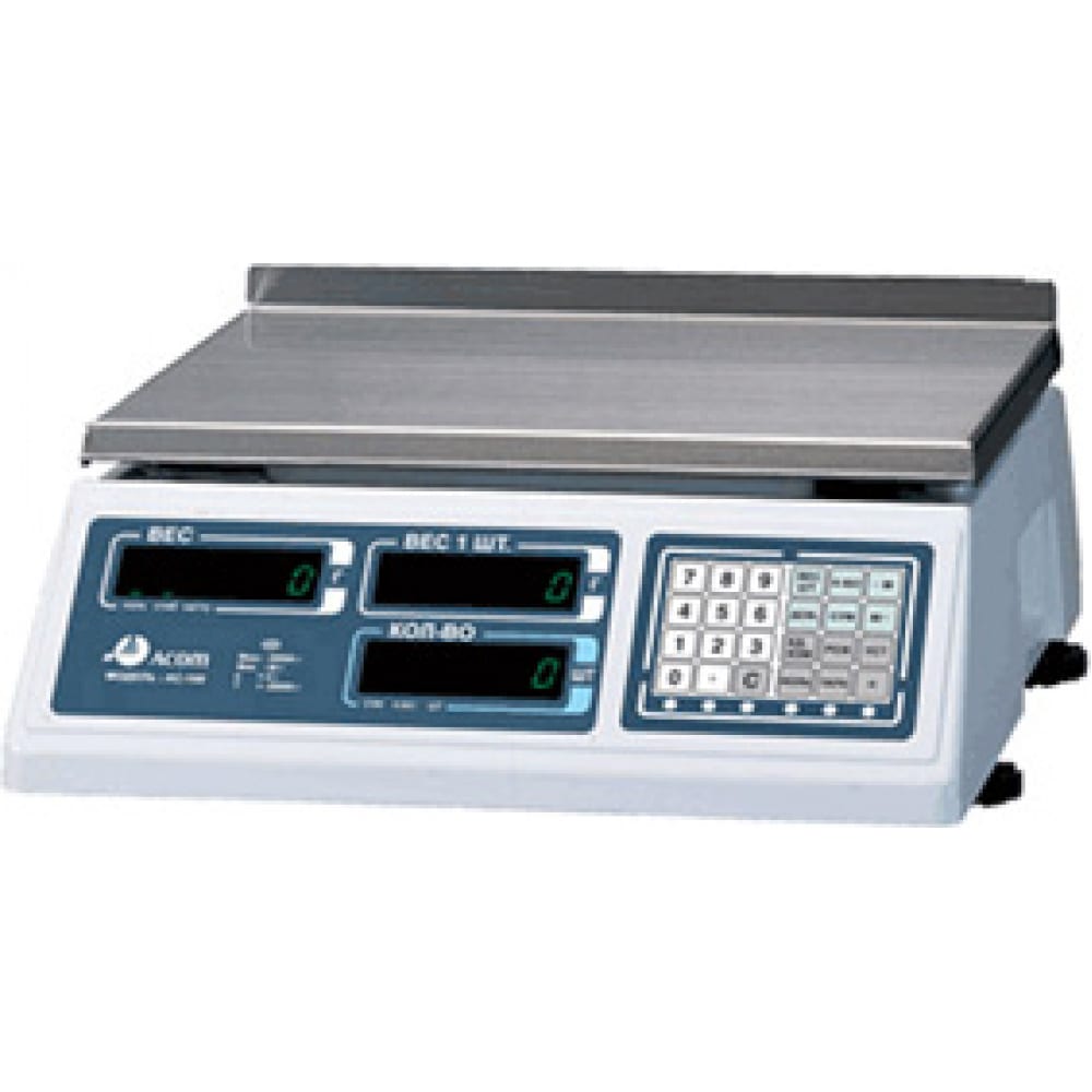 

Счетные весы ACOM AC-100-10, Белый