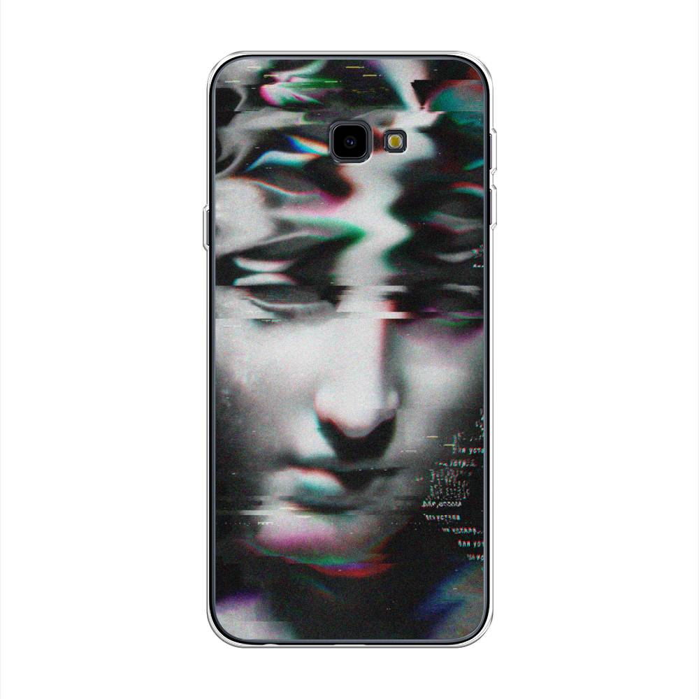 

Чехол Awog на Samsung Galaxy J4 + "Glitch Art", Серый, 26850-9