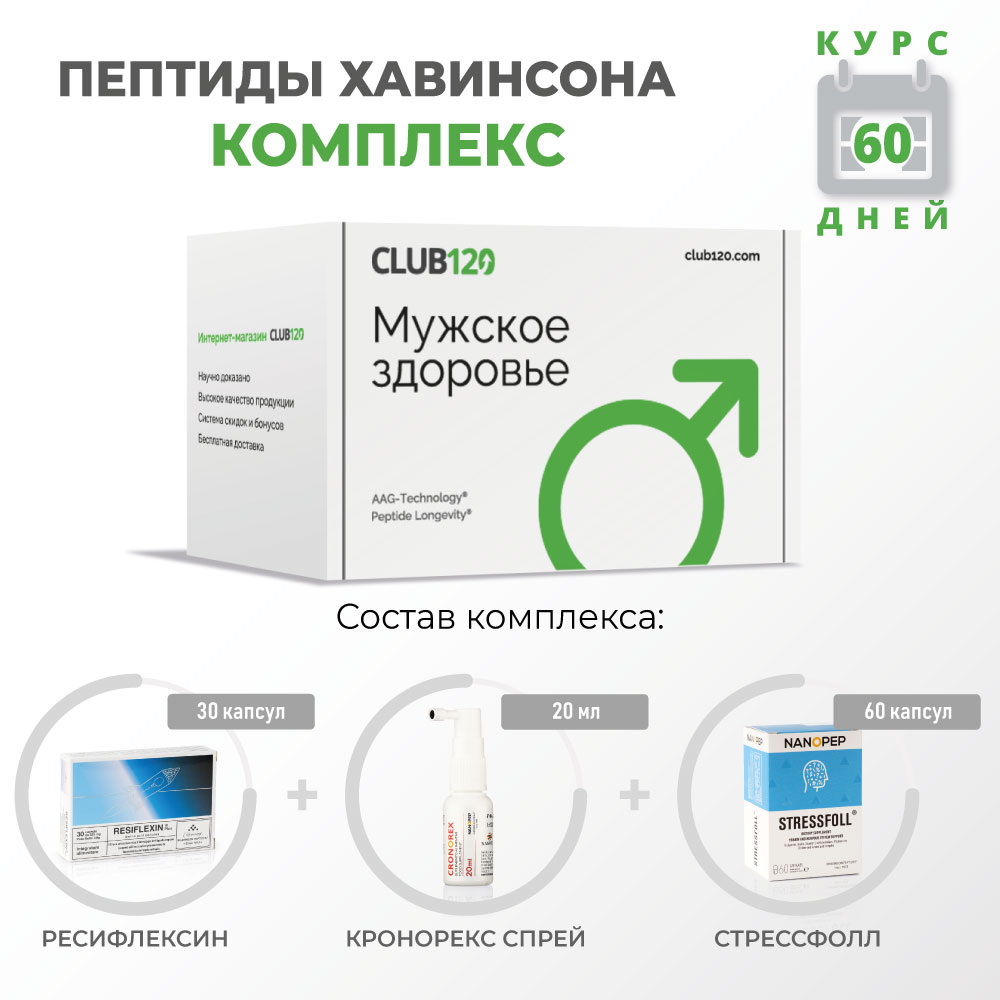 

Пептидный комплекс CLUB120 Мужское здоровье