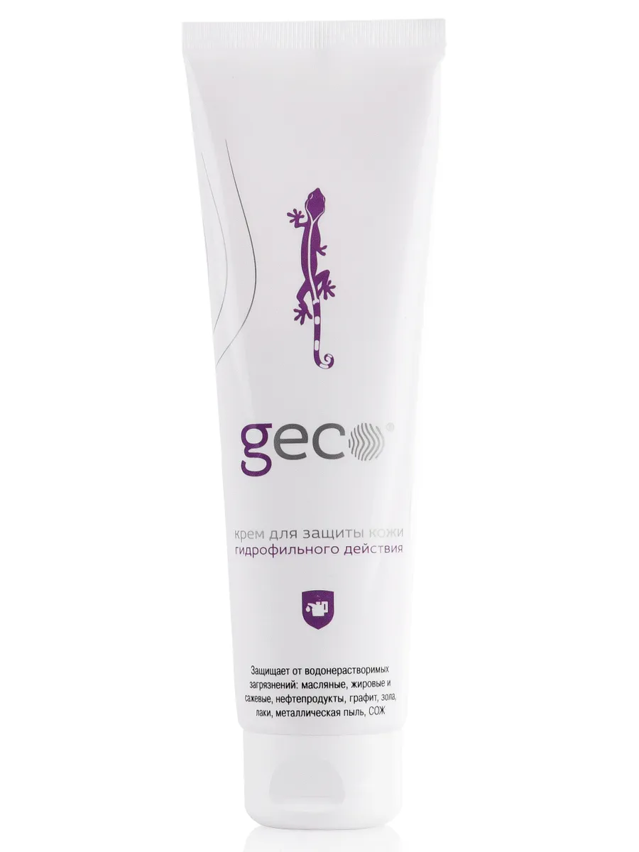 Крем гидрофильного действия для защиты кожи рук GECO туба с крышкой флип-топ 100 мл