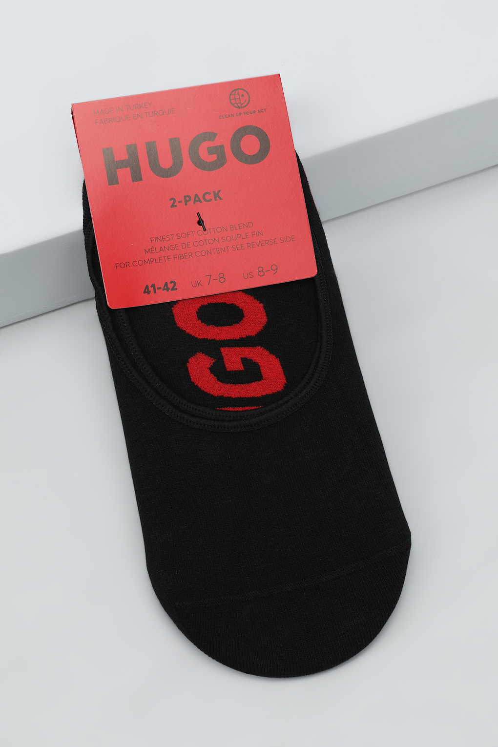 

Комплект следков мужских HUGO BOSS 50516411 черных 45-46, Черный, 50516411
