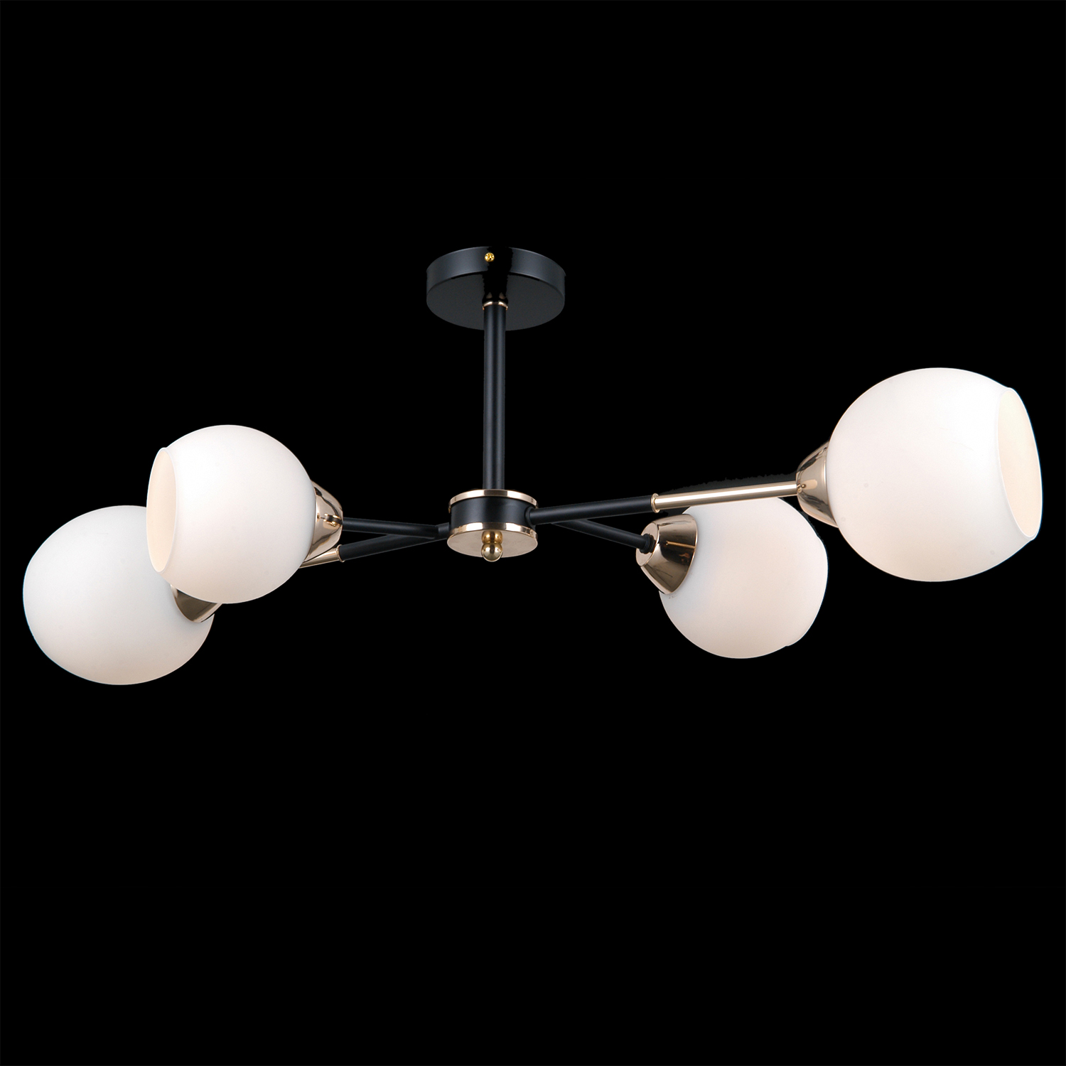 

Люстра потолочная illumico IL0715-4CSQ-24 BK GD LIBRA