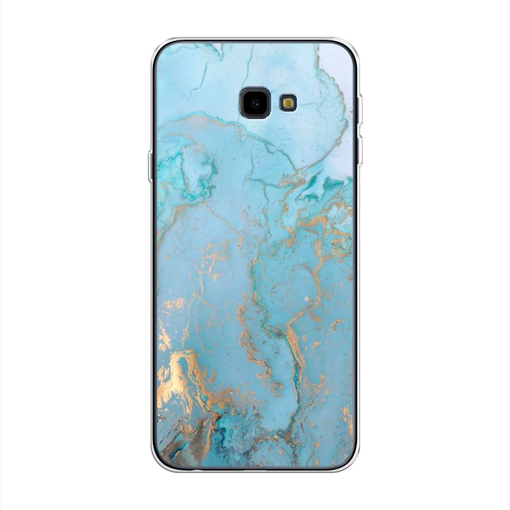 

Чехол Awog на Samsung Galaxy J4 + "Голубой мрамор рисунок", 26850-3