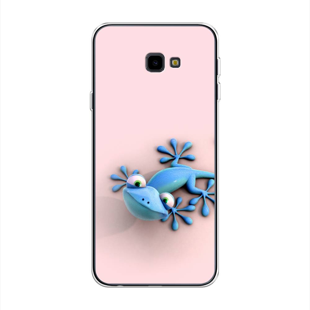 

Чехол Awog на Samsung Galaxy J4 + "Голубая ящерка", Розовый;голубой;белый, 26850-2