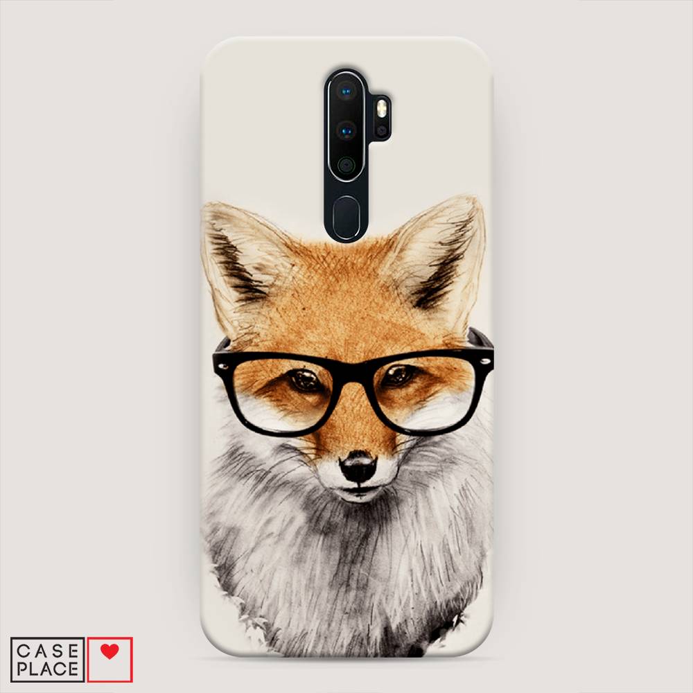 

Пластиковый чехол "Лиса в очках" на Oppo A9 (2020), 251920-7