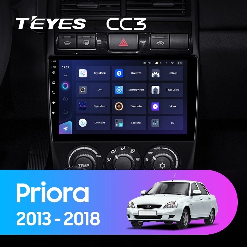 

Штатная магнитола Teyes CC3 4/64 LADA Priora (2013-2018), Teyes CC3 LADA Priora (2013-2018)