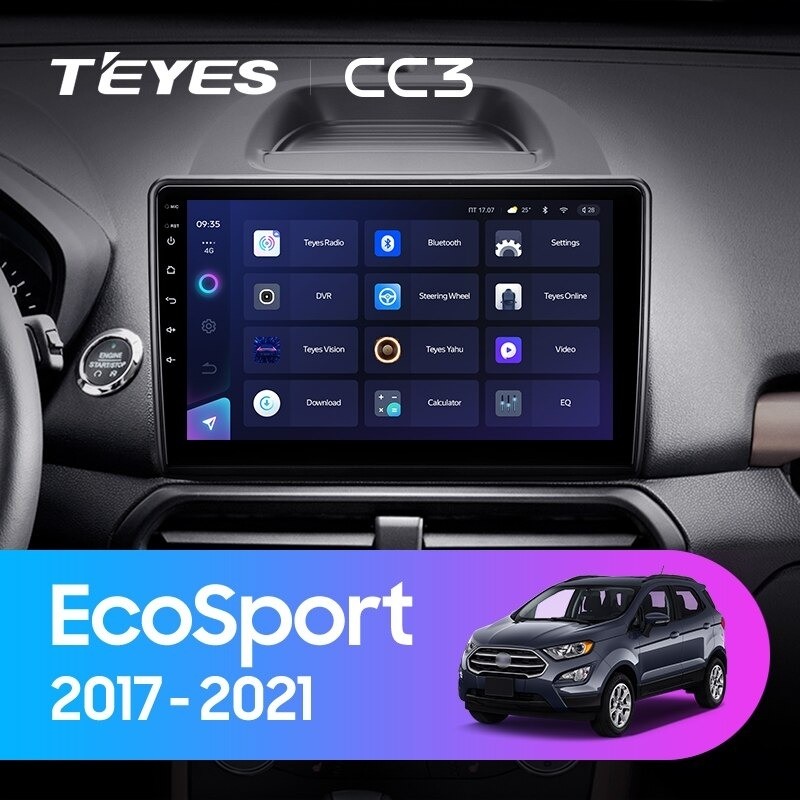 

Штатная магнитола Teyes CC3 4/32 Ford EcoSport (2017-2021), Teyes CC3 Ford EcoSport (2017-2021)