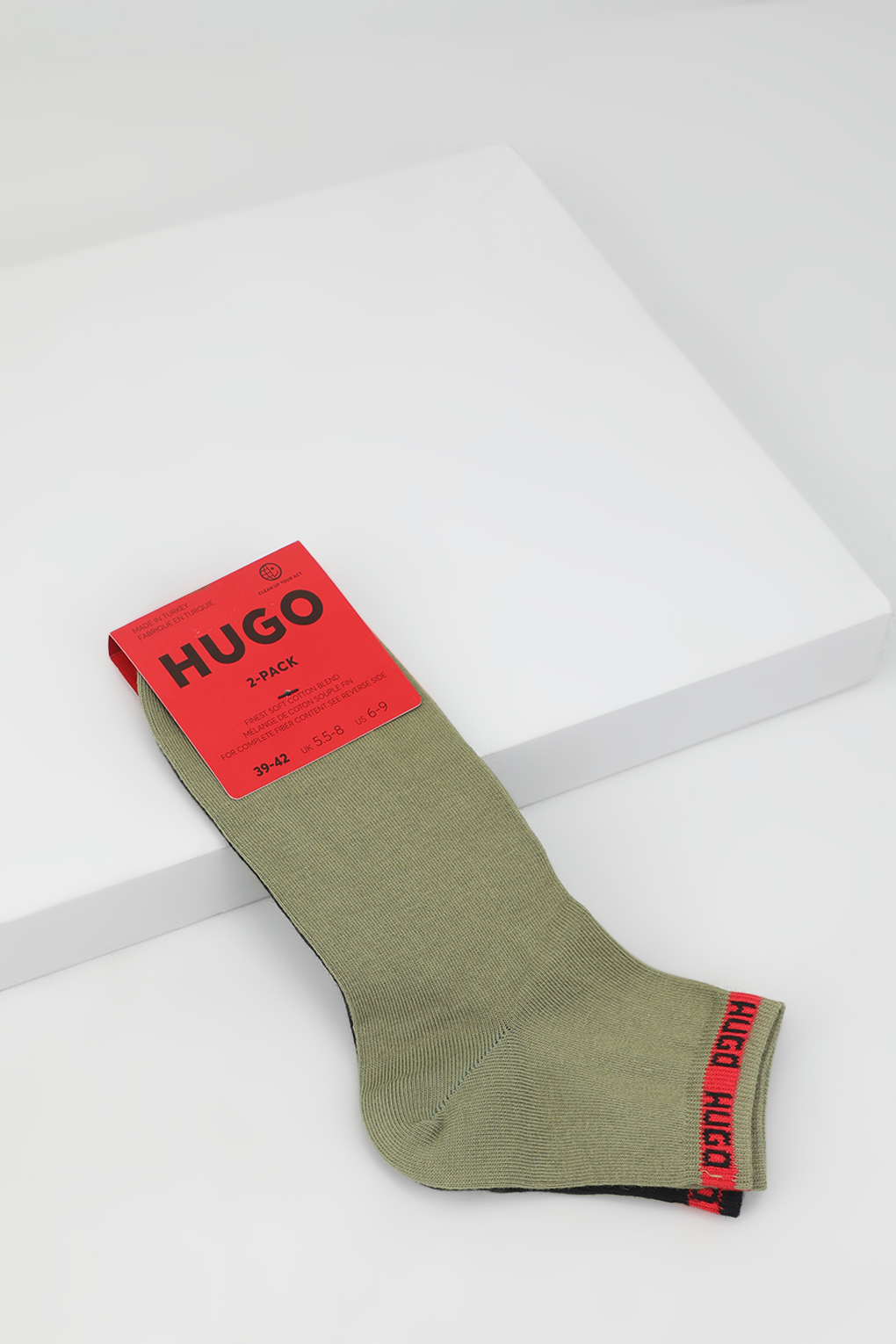

Комплект носков мужских HUGO BOSS 50516390 зеленых 43-46, Зеленый, 50516390