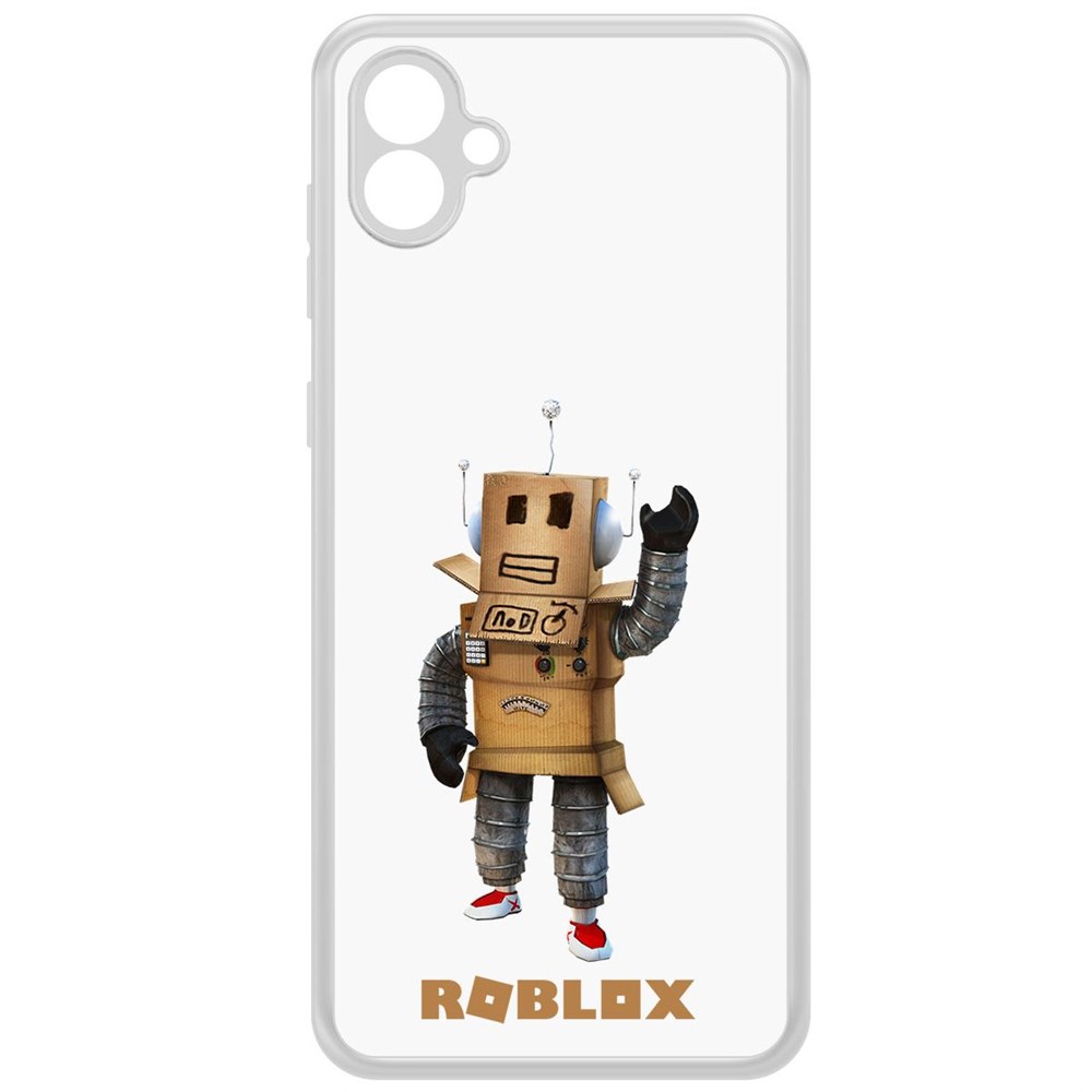 

Чехол-накладка Krutoff Clear Case Roblox-Мистер Робот для Samsung Galaxy A04e (A042), Прозрачный