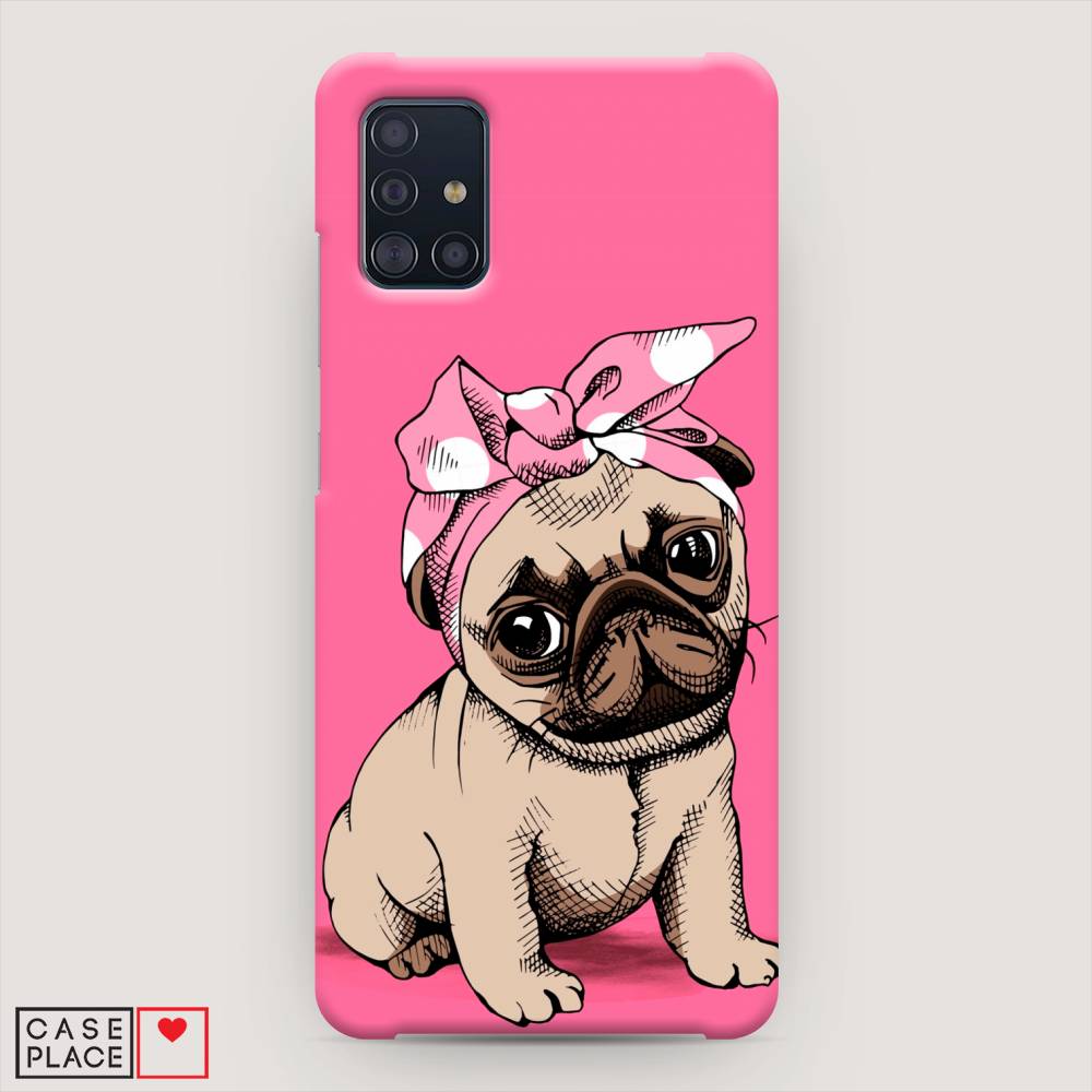 фото Пластиковый чехол "dog pin-up" на samsung galaxy a51 awog